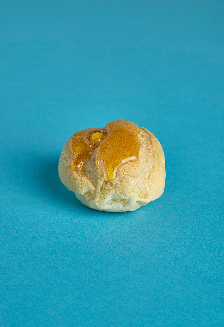 Bignè allo zabaione e caramello